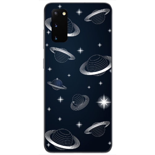 Samsung S20 Bright Stars Transparent Silicone TPU Θήκη