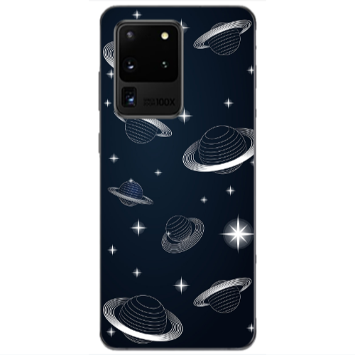 Samsung S20 Ultra Bright Stars Transparent Silicone TPU Θήκη