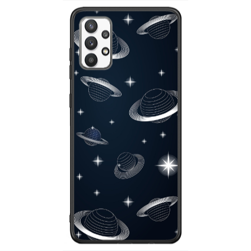 Samsung A13 4G Bright Stars Black Glossy Θήκη