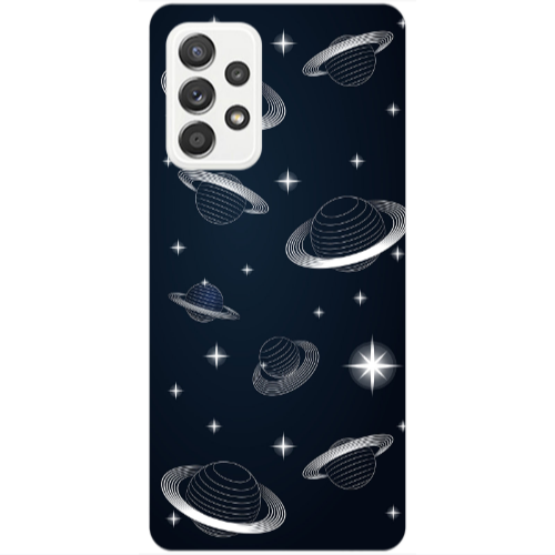 Samsung A53 Bright Stars Transparent Silicone TPU Θήκη
