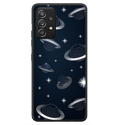 Samsung A53 Bright Stars Black Glossy Θήκη
