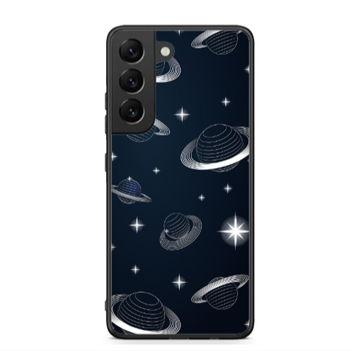 Samsung S22 Plus Bright Stars Black Glossy Θήκη
