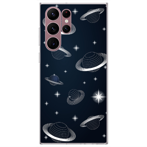 Samsung S22 Ultra Bright Stars Transparent Silicone TPU Θήκη