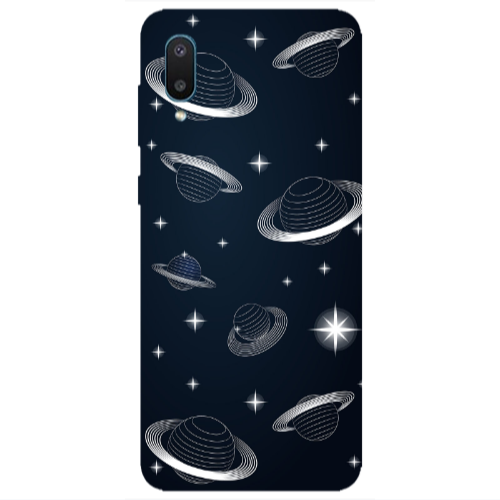 Samsung A02 Bright Stars Transparent Silicone TPU Θήκη