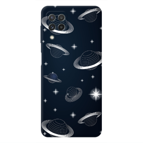 Samsung A22 4G Bright Stars Transparent Silicone TPU Θήκη