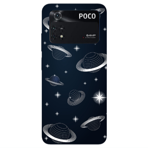 Xiaomi Poco M4 Pro 4G Bright Stars Transparent Silicone TPU Θήκη