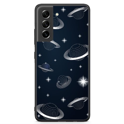 Samsung S21 FE Bright Stars Black Glossy Θήκη