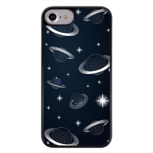 Apple iPhone 7 Bright Stars Black Glossy Θήκη