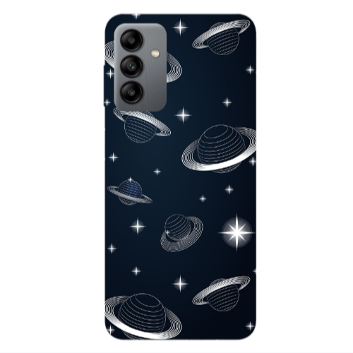 Samsung A04S Bright Stars Transparent Silicone TPU Θήκη