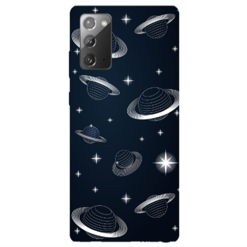 Samsung Note 20 Bright Stars Transparent Silicone TPU Θήκη