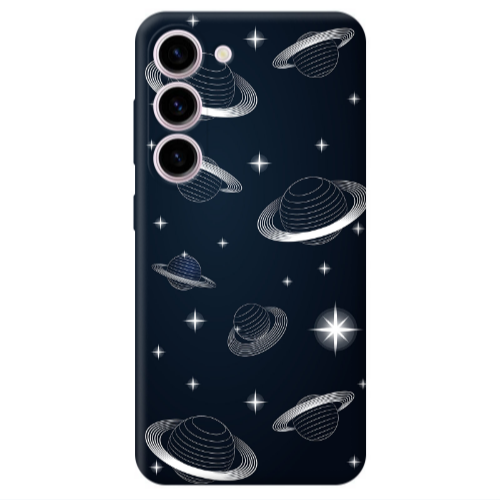Samsung S23 Plus Bright Stars Transparent Silicone TPU Θήκη