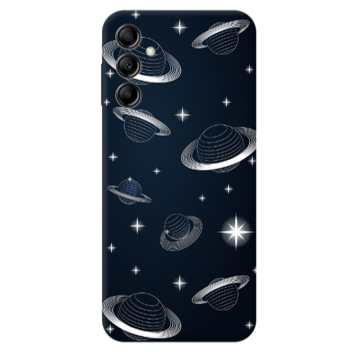 Samsung A24 Bright Stars Transparent Silicone TPU Θήκη