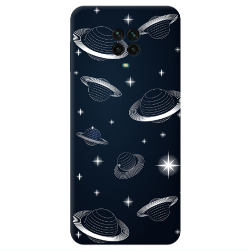 Xiaomi Redmi Note 9S Bright Stars Transparent Silicone TPU Θήκη