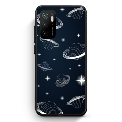 Xiaomi Poco M3 Pro Bright Stars Black Glossy Θήκη