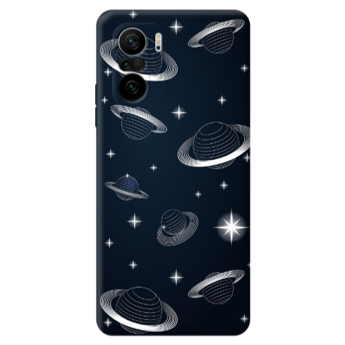 Xiaomi Poco F3 Bright Stars Transparent Silicone TPU Θήκη
