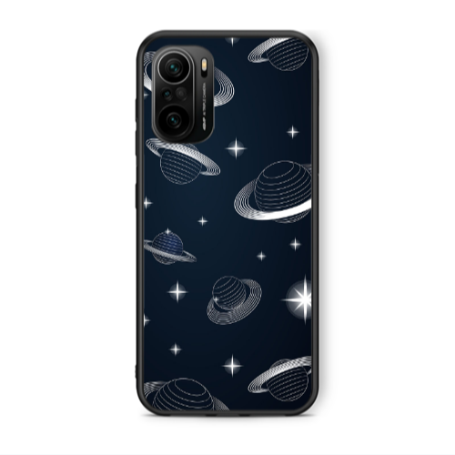 Xiaomi Poco F3 Bright Stars Black Glossy Θήκη