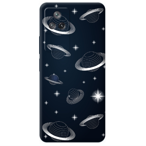 Xiaomi Poco F4 Bright Stars Transparent Silicone TPU Θήκη
