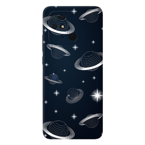 Xiaomi Poco C40 Bright Stars Transparent Silicone TPU Θήκη