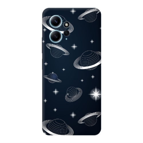Xiaomi Redmi Note 12 4G Bright Stars Transparent Silicone TPU Θήκη