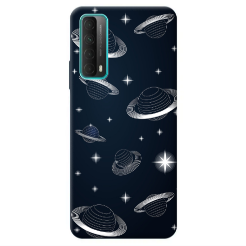 Huawei P Smart 2021 Bright Stars Transparent Silicone TPU Θήκη