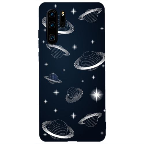 Huawei P30 Pro Bright Stars Transparent Silicone TPU Θήκη