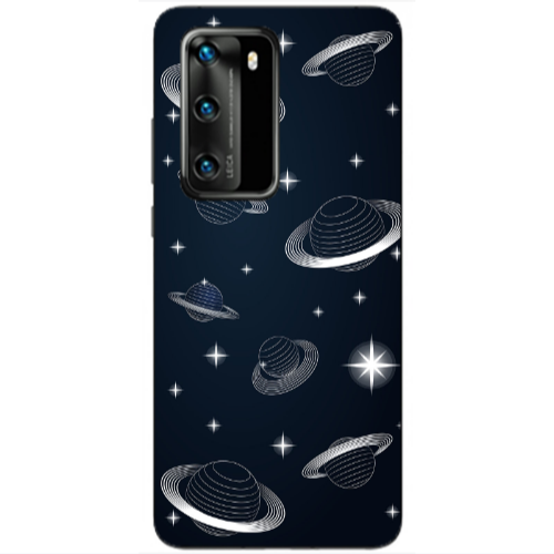 Huawei P40 Bright Stars Transparent Silicone TPU Θήκη