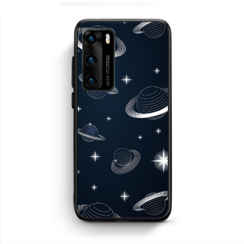 Huawei P40 Bright Stars Black Glossy Θήκη