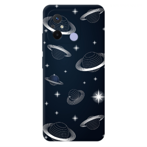 Xiaomi Redmi 12C Bright Stars Transparent Silicone TPU Θήκη