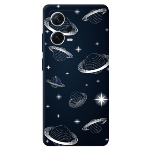 Xiaomi Redmi Note 12 5G Bright Stars Transparent Silicone TPU Θήκη