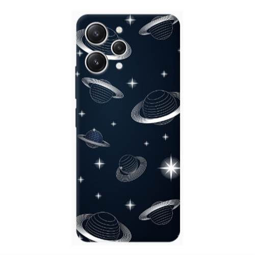 Xiaomi Redmi 12 Bright Stars Transparent Silicone TPU Θήκη