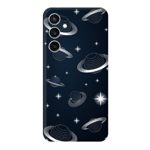 Samsung S23FE Bright Stars Transparent Silicone TPU Θήκη