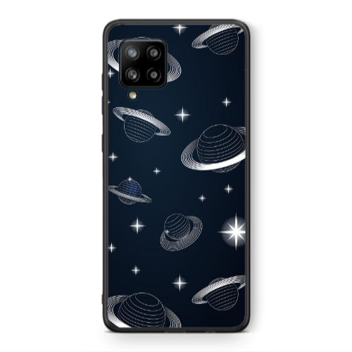 Samsung A42 5G Bright Stars Black Glossy Θήκη