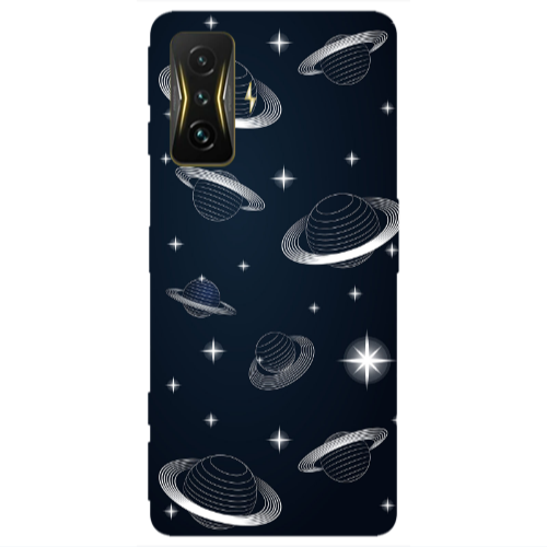Xiaomi Poco F4 Gt Bright Stars Transparent Silicone TPU Θήκη
