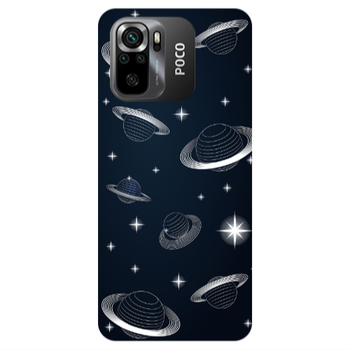 Xiaomi Poco M5 s Bright Stars Transparent Silicone TPU Θήκη