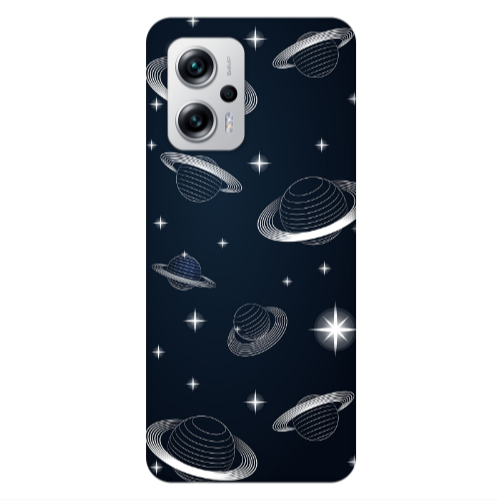 Xiaomi Poco X4 GT Bright Stars Transparent Silicone TPU Θήκη