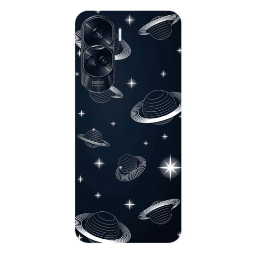 Honor 90 Lite 5G Bright Stars Transparent Silicone TPU Θήκη