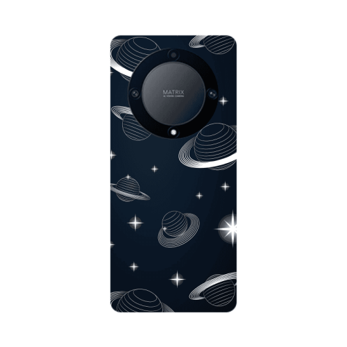 Honor Magic5 Lite 5G Bright Stars Transparent Silicone TPU Θήκη
