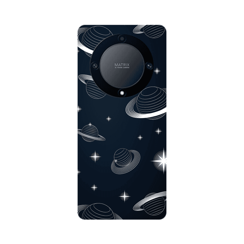 Honor Magic5 Lite 5G Bright Stars Transparent Silicone TPU Θήκη