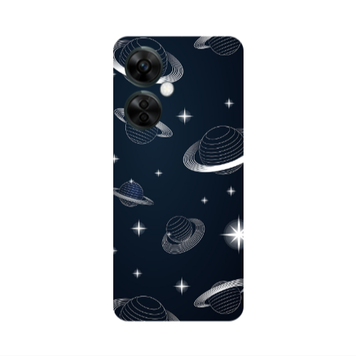 Oneplus Nord CE 3 Lite 5G Bright Stars Transparent Silicone TPU Θήκη