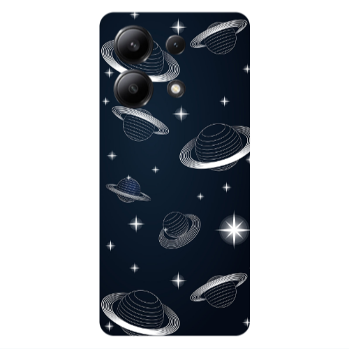 Xiaomi Redmi Note 13 4G Bright Stars Transparent Silicone TPU Θήκη