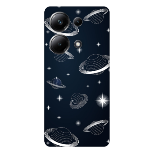 Xiaomi Poco M6 Pro 4G Bright Stars Transparent Silicone TPU Θήκη