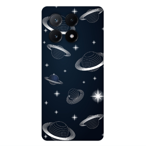 Xiaomi Poco X6Pro 5G Bright Stars Transparent Silicone TPU Θήκη