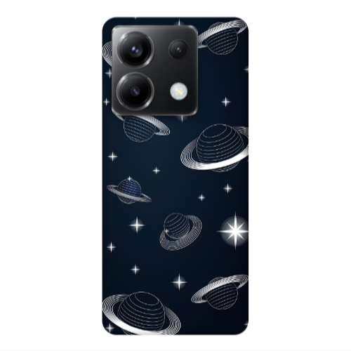 Xiaomi Poco X6 5G Bright Stars Transparent Silicone TPU Θήκη