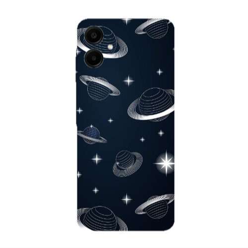Samsung A06 Bright Stars Transparent Silicone TPU Θήκη