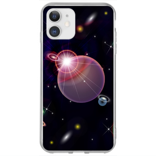 Apple iPhone 12 Bright sun Transparent Silicone TPU Θήκη
