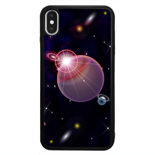 Apple iPhone X Bright sun Black Glossy Θήκη