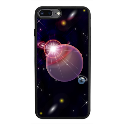 Apple iPhone 7 Plus Bright sun Black Glossy Θήκη