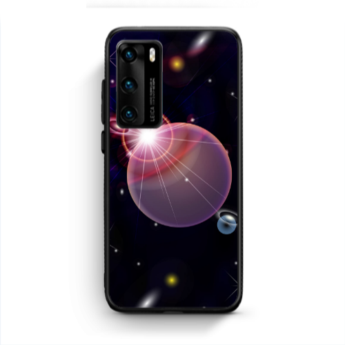 Huawei P40 Bright sun Black Glossy Θήκη