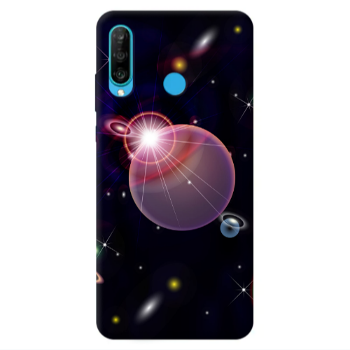 Huawei P30 Lite Bright sun Transparent Silicone TPU Θήκη
