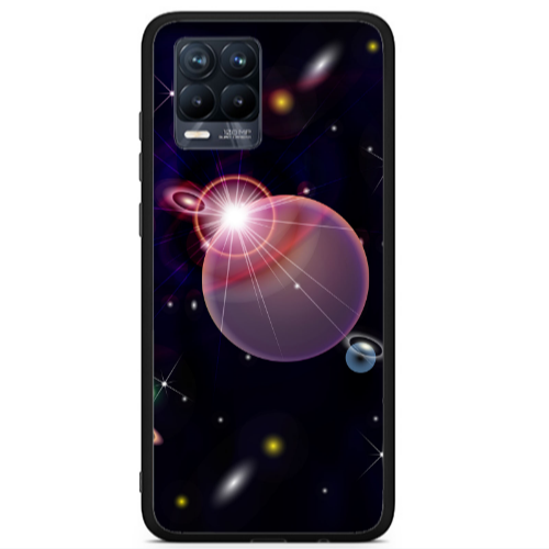 Realme 8 i Bright sun Black Glossy Θήκη